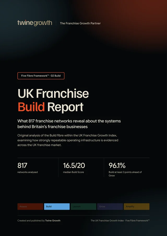 Cover of the UK Franchise Build Report