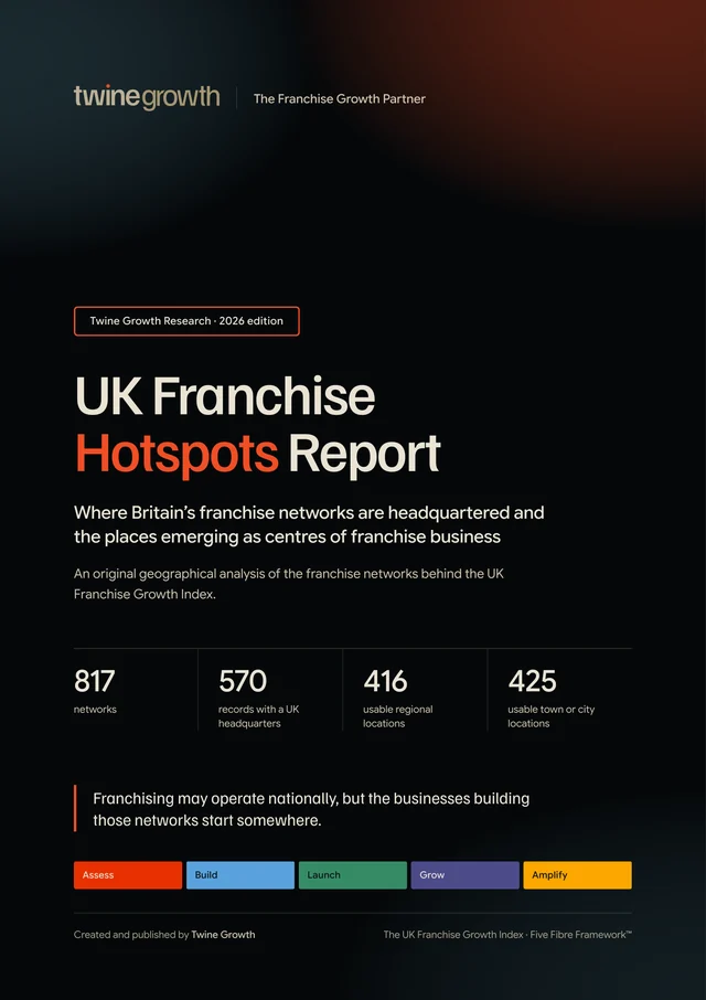 Cover of the UK Franchise Hotspots Report