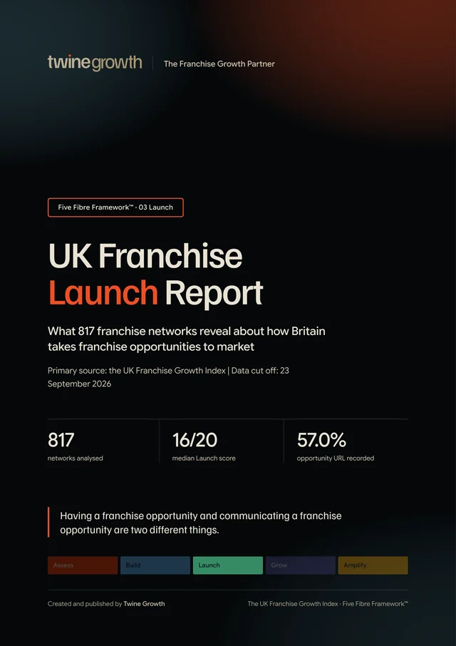 Cover of the UK Franchise Launch Report
