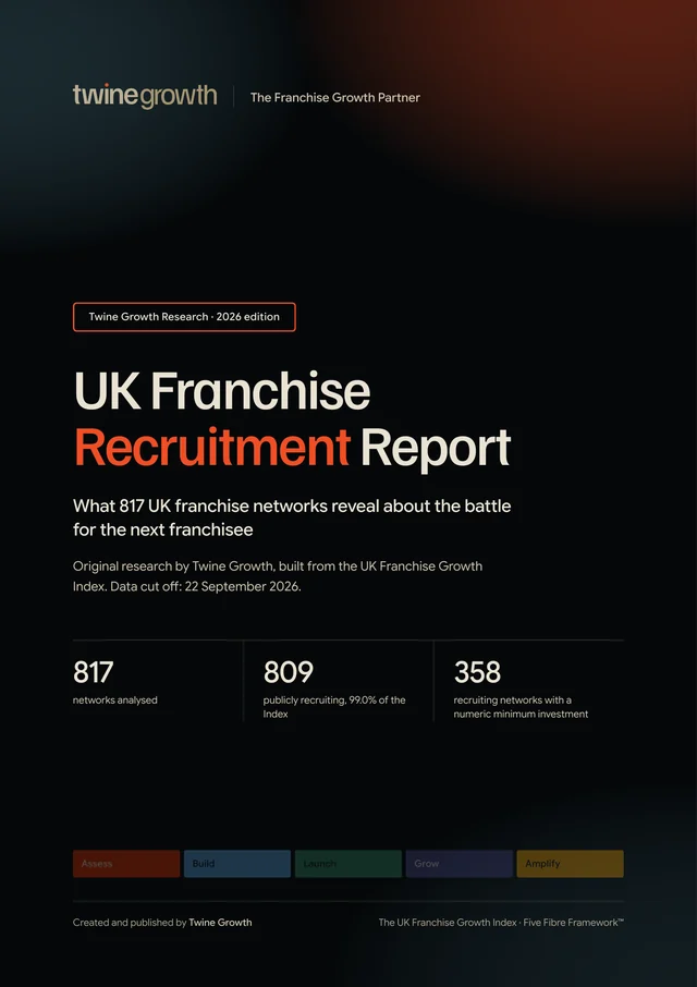 Cover of the UK Franchise Recruitment Report